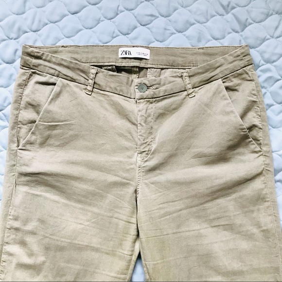 Zara Women’s Green Ankle Trousers - Picture 8 of 14